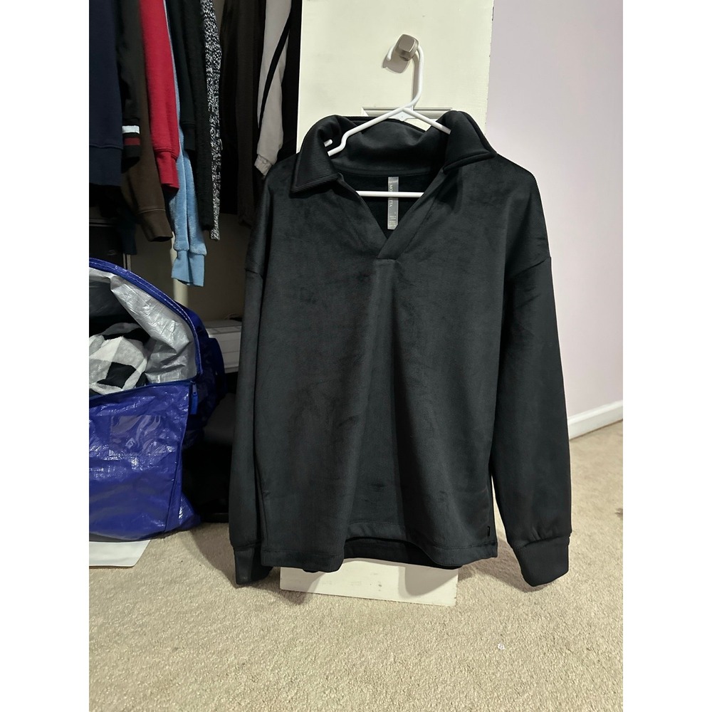 Super soft black pullover